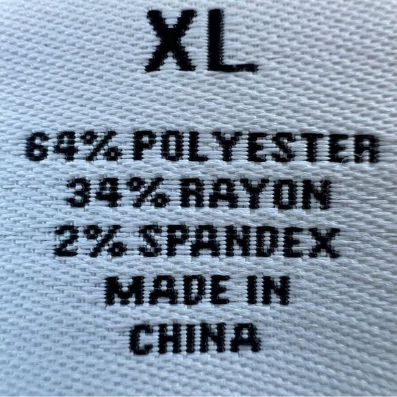 Ruby Rd. White Blouse Three Quarter Bell Crochet Lace Ruffle Sleeve SZ XL - Picture 10 of 12